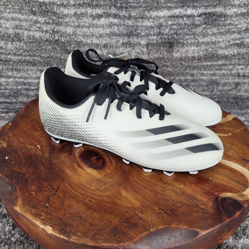 Adidas Ghosted X White/Black Men's US 5 Soccer Cleat Shoes